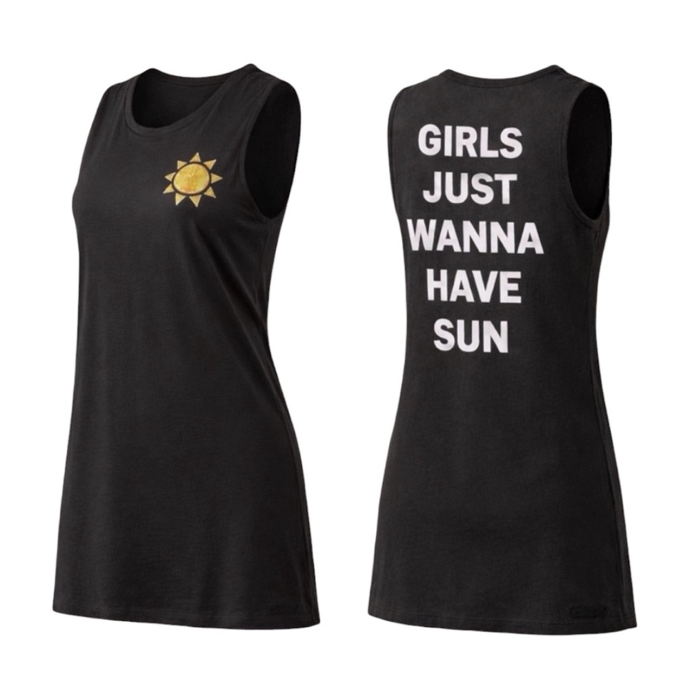 Xhilaration Women’s Swim Cover-Up / Beach Tank Dress – Size Medium